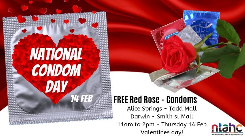 Free condom and a rose - but not for Katherine yet
