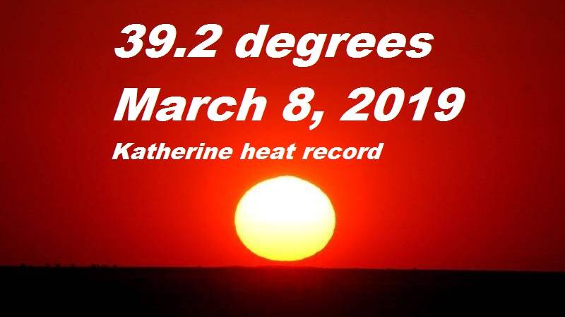 Hottest March day in history for Katherine