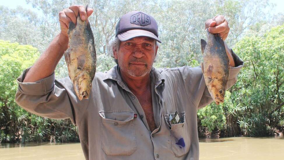 Fish caught in the Katherine River.