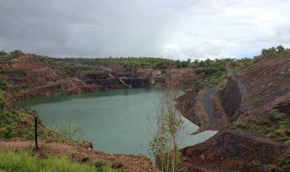 The water needs to be removed from the Tom Gully pit. Picture: Primary Gold Limited.