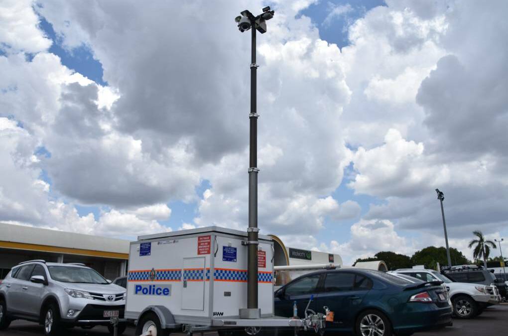 A mobile unit on permanent sentry duty in the Woolworths car park.