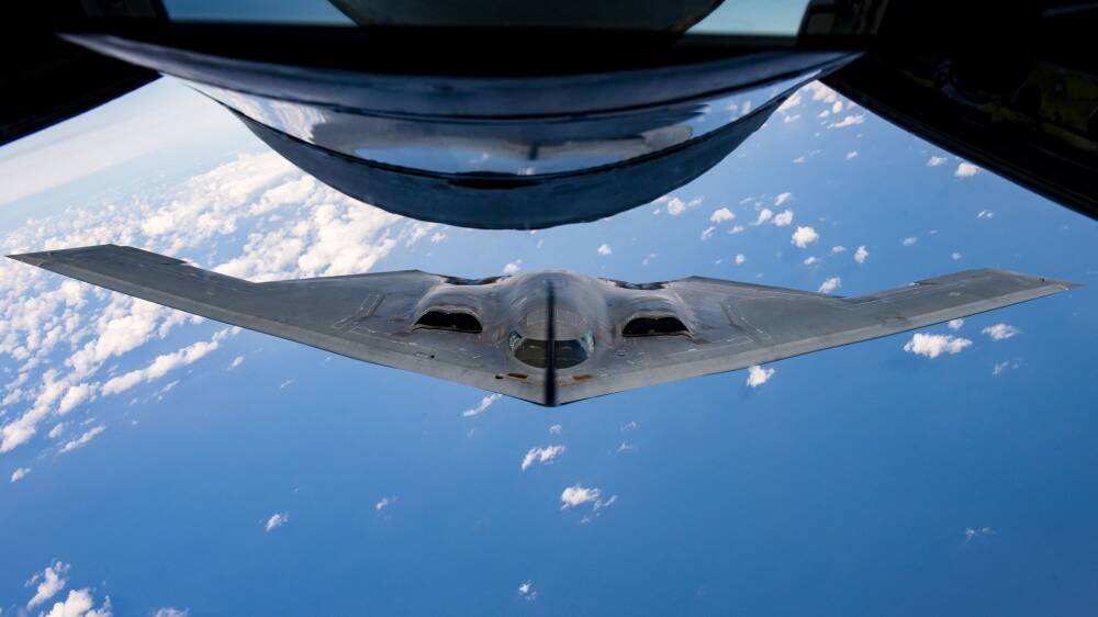The US B-2 Spirit stealth bomber visited the NT as part of the joint exercises. File picture.