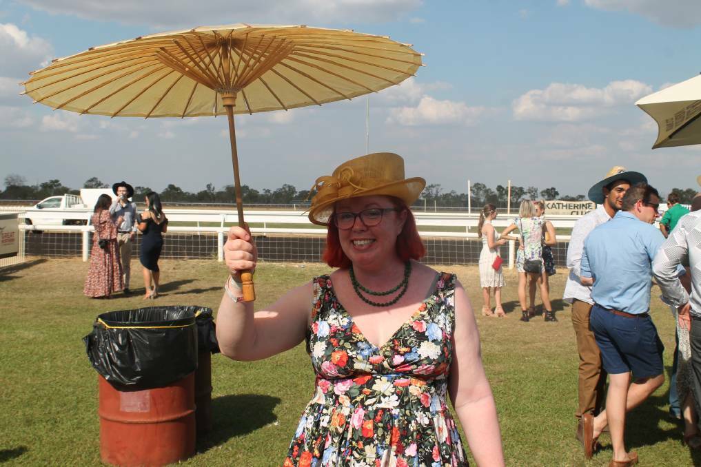 Mandy Tootell was able to keep cool with an umbrella last year, it's going to be even hotter this year.