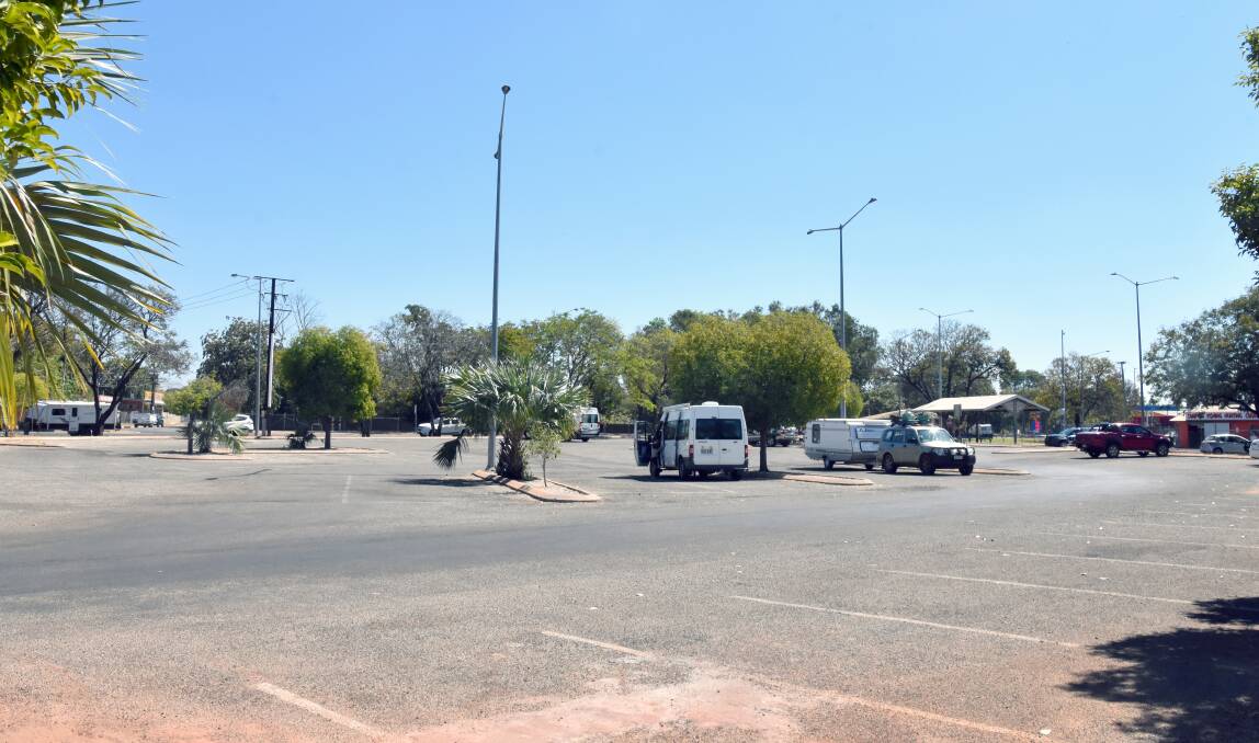 The large off-street car park where the alleged sexual assault occurred. Picture: Brooklyn Fitzgerald.