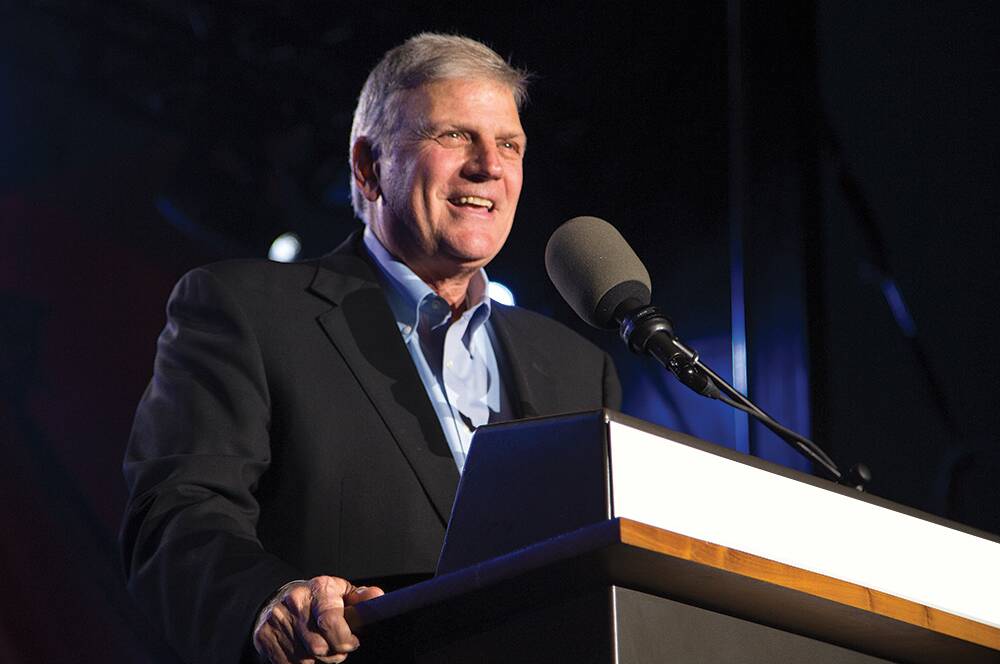 Franklin Graham wants to emulate the successes of his father, Billy Graham.