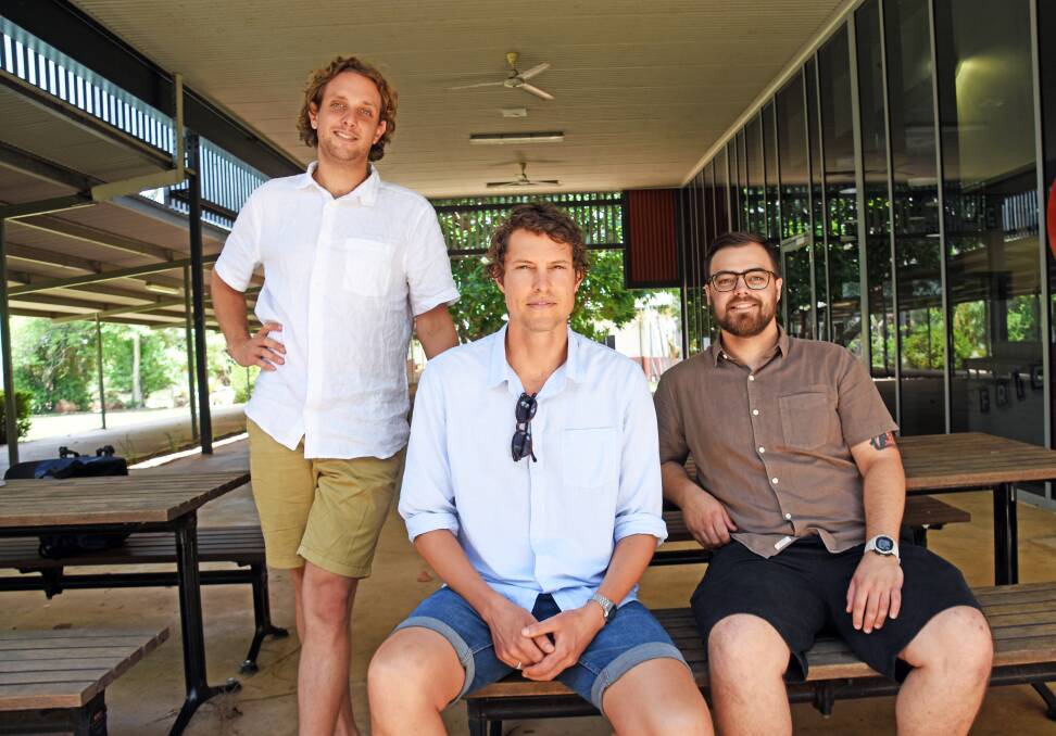 Charlie Davidson, Ashley Doncon and Jake Treloar have relocated to Katherine to take up teaching positions. 