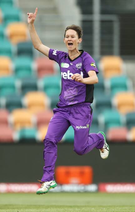 HOW'S THAT: Former Australian pace bowler Julie Hunter has moved to the Northern Territory outback to promote Australian Rules football. Picture: Getty Images.