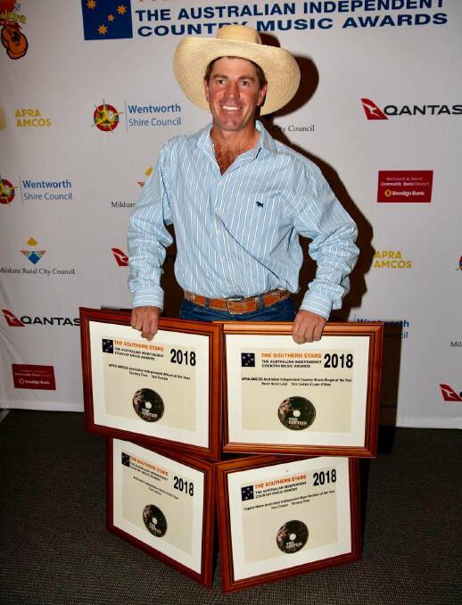 Big awards night for Tom. Picture: Greg Sylvia.