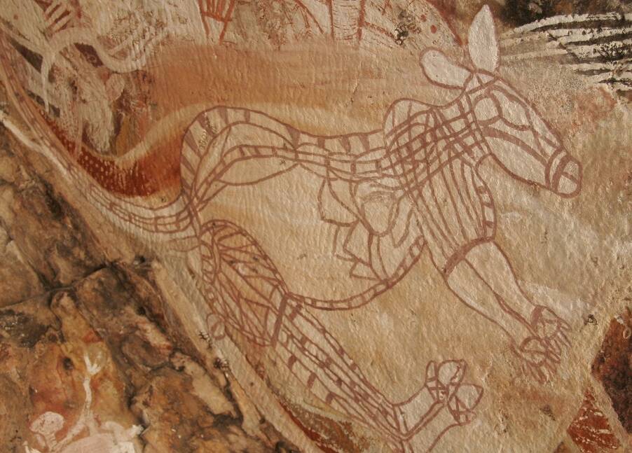 One grant for the Jawoyn is to continue the recording and management of rock art.