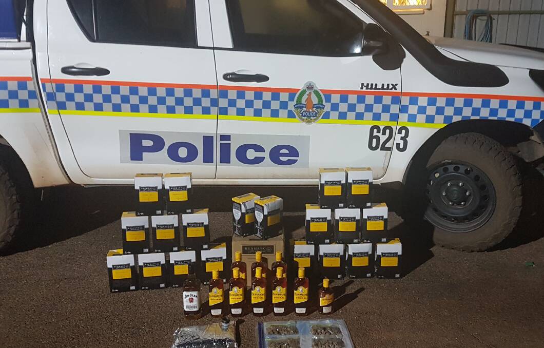 Police have seized another grog and drug haul. Picture: NT Police.
