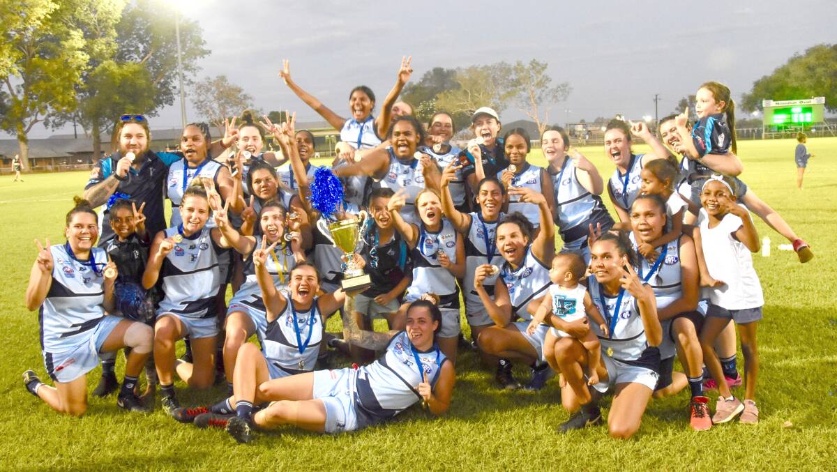 PREMIERS: The Eastside Blues won the premiership cup in a thrilling match in 2019. There will be five teams in the shortened competition this year. Picture: Roxanne Fitzgerald.