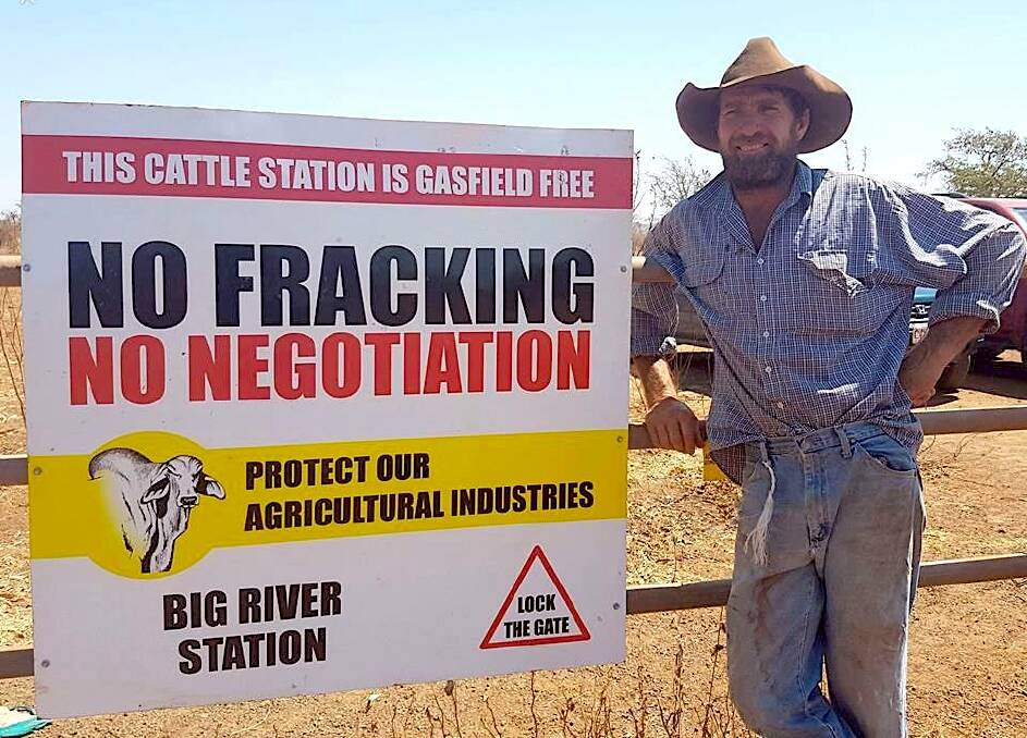 Long-time fracking opponent Daniel Tapp from Big River Station has welcome the halt to exploration. Picture: supplied.
