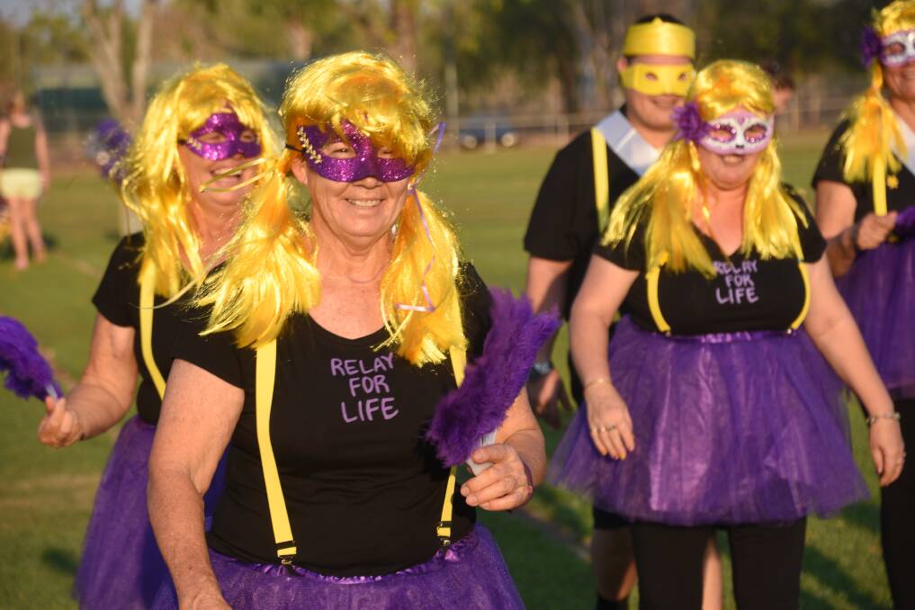 There was good support again for the Relay for Life in Katherine. Picture: Roxanne Fitzgerald.