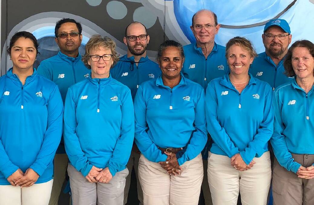Eight of the nine officials from Darwin, Katherine and Alice Springs who will be representing the NT on the world stage. Picture: supplied.