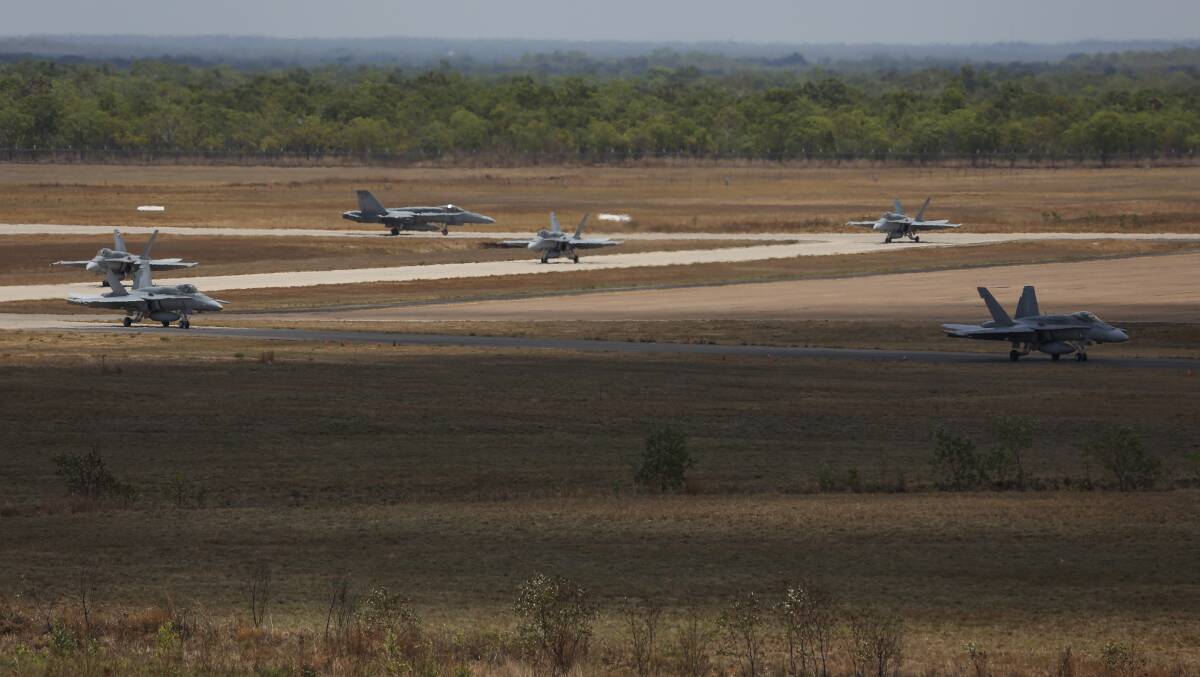TOXIC DUMP: A remote section of the sprawling RAAF Base at Tindal is to be used to be the repository of the concentrated PFAS waste. Picture: Defence Media.