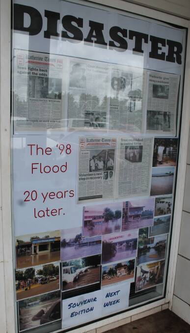 Check out the Katherine Times' display window.