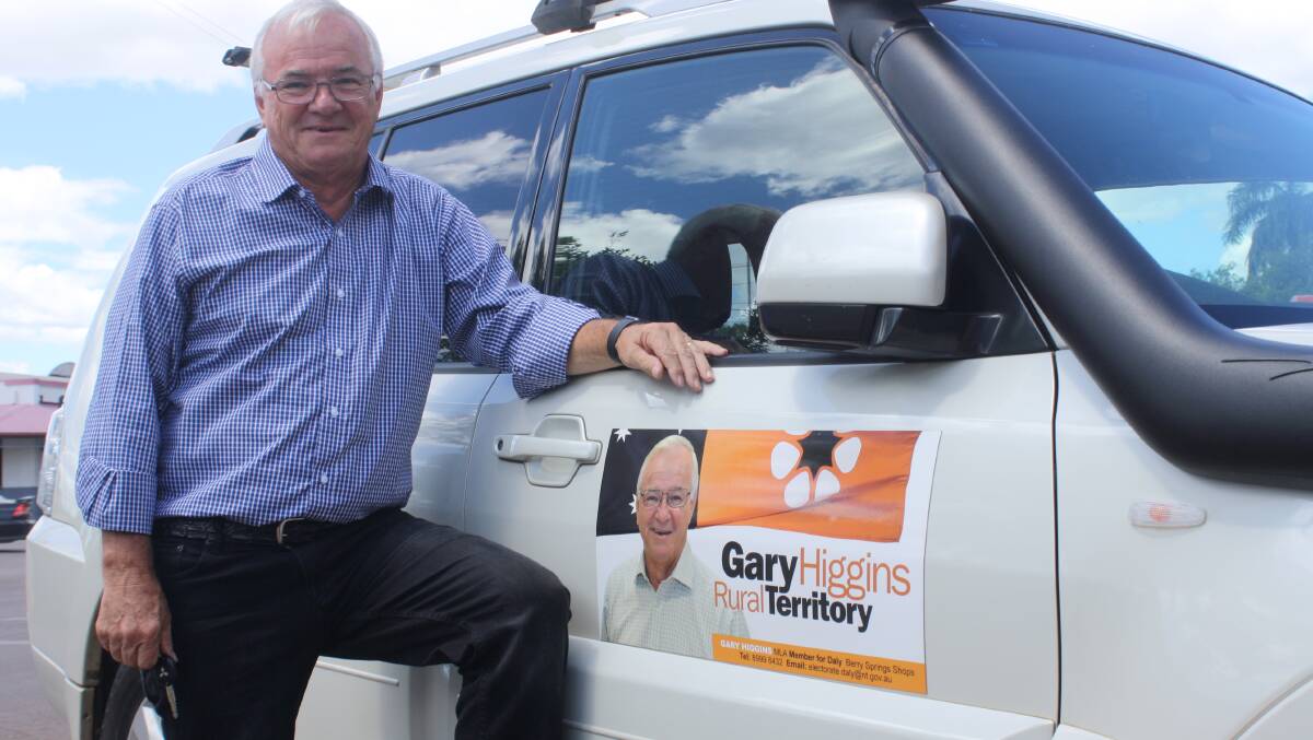 KATHERINE PREPARATIONS: NT Opposition leader Garry Higgins is helping the local CLP branch prepare to "take back Katherine".