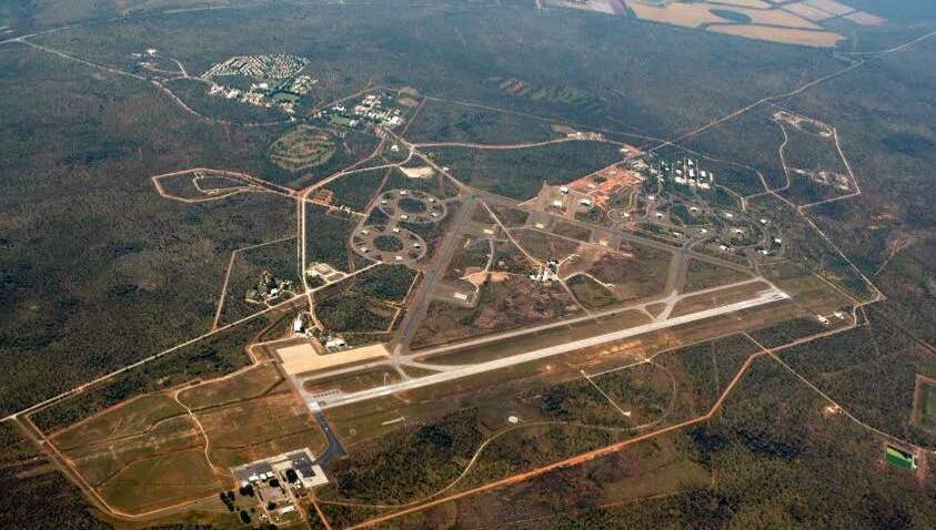 More than $1 billion for the latest Tindal RAAF Base upgrade but no money for a rail link. Pictures: Department of Defence.