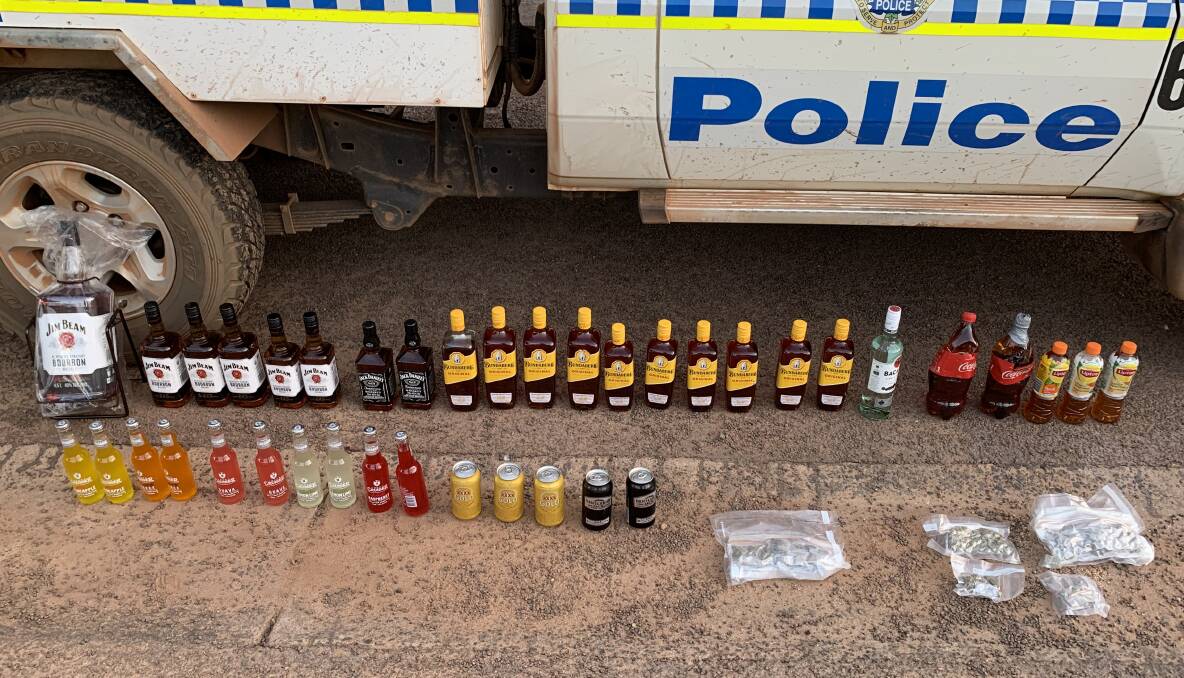 Grog runners are still taking on the police despite the move to close down the big sales of alcohol in the Darwin area. Pictures: NT Police.
