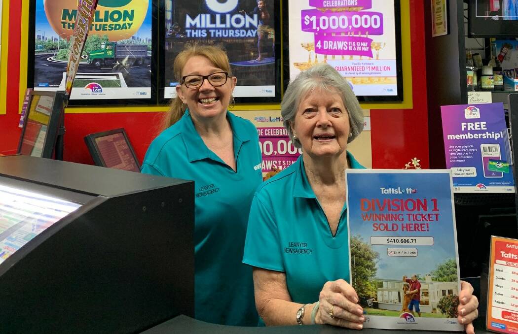 Robyn Wright and Patrina Baxter from Leanyer Newsagency. Picture: supplied.