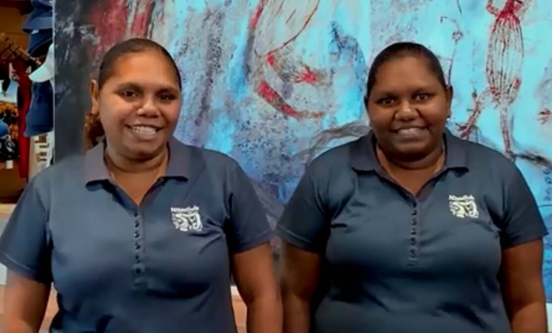 Staff from Nitmiluk Tours are part of the new promotional campaign. Screengrab: Australian Tourism.
