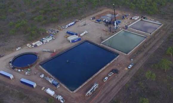 Debate has centred on the recommendations for enclosed wastewater tanks at drilling sites. Picture: Origin Energy.