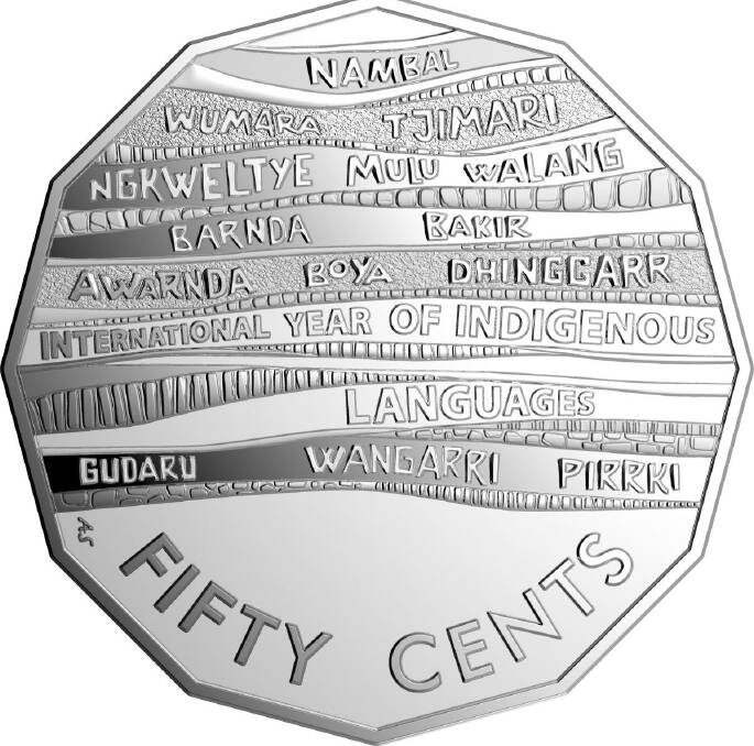 Local languages shine on new 50 cent coin