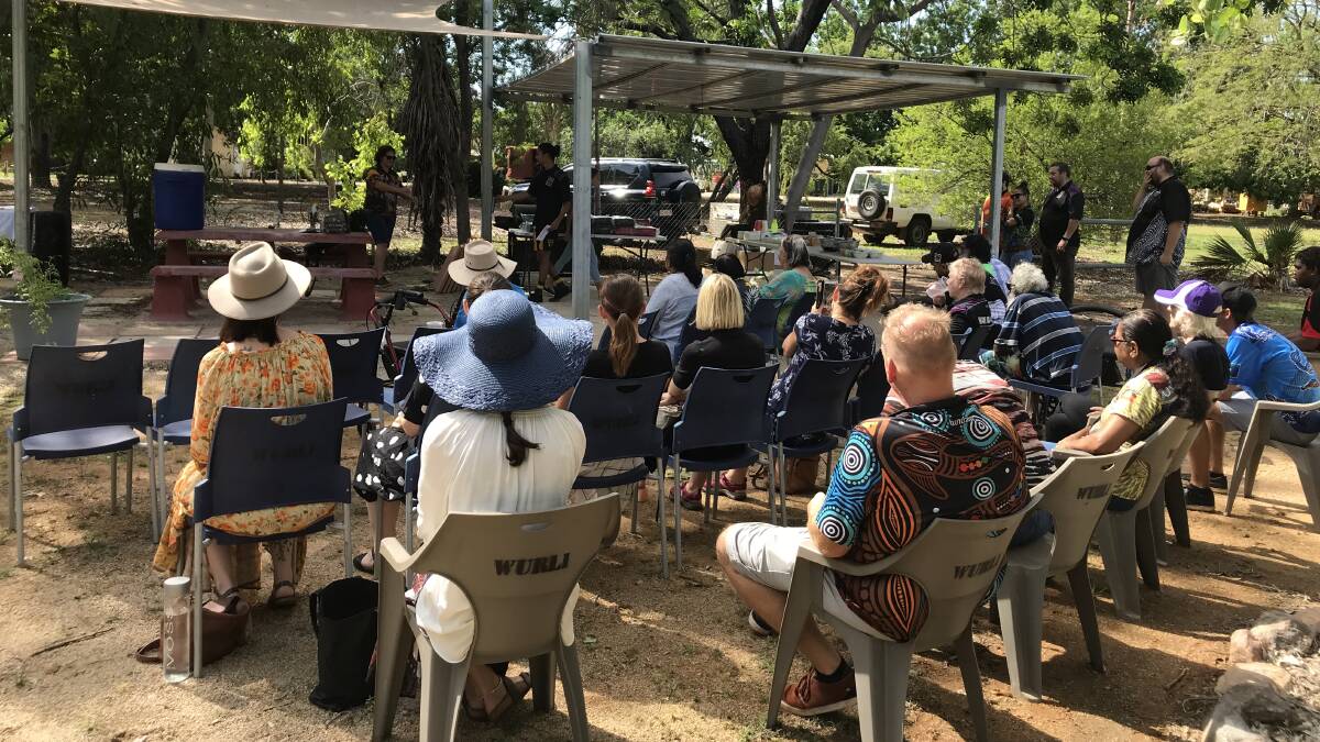 Katherine residents joined the Katherine Region Stolen Generation Aboriginal Corporation to commemorate National Apology Day earlier this year. Picture: supplied.