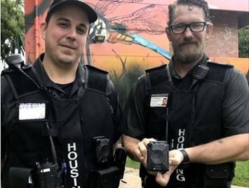 The new public housing safety officers have been equipped with body-worn cameras but the complaints of badly behaving tenants continues.