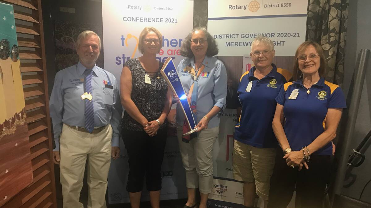Rotary visited by district governor