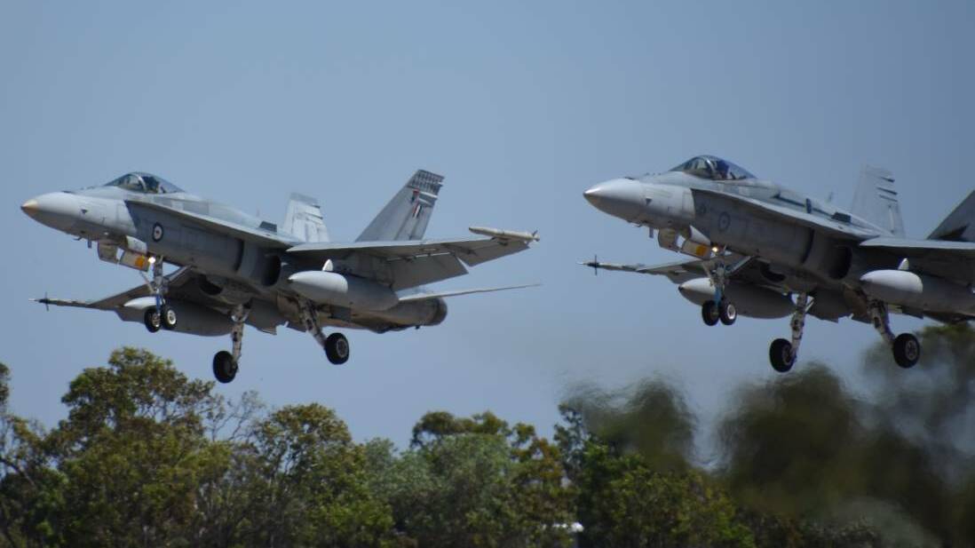 Tindal's F/A-18 Hornets are being replaced with the Joint Strike Fighter.