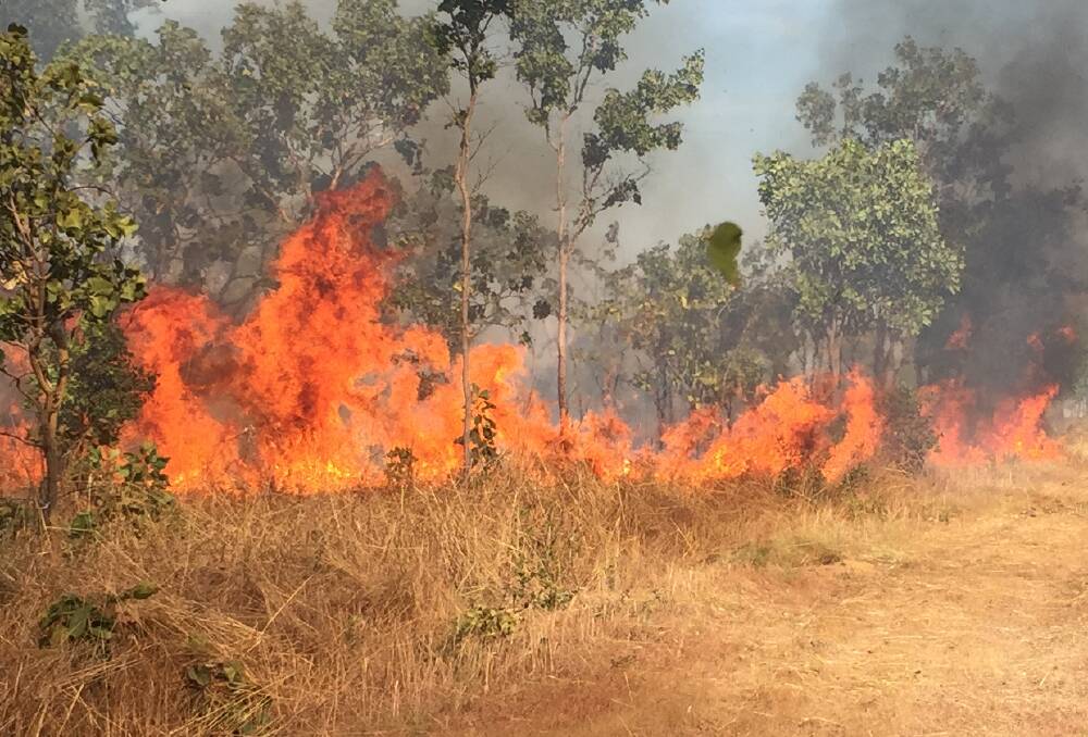 Bushfire warning – Tindal turnoff