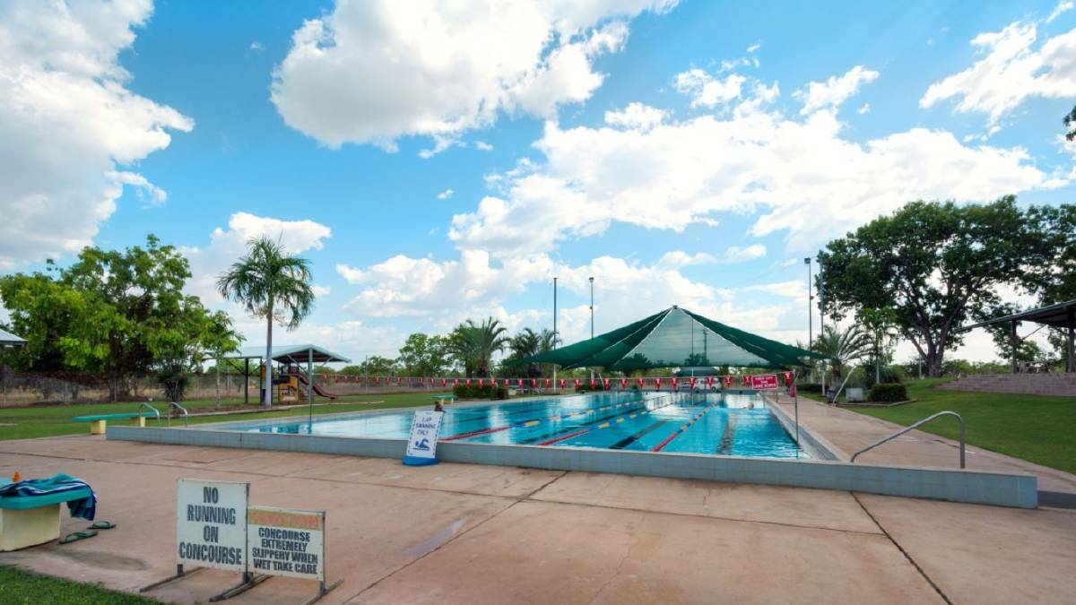 Katherine's town pool was found to be contaminated.