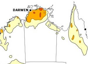 Extreme heatwave conditions are forecast to continue this week. Graphic: Bureau of Meteorology.