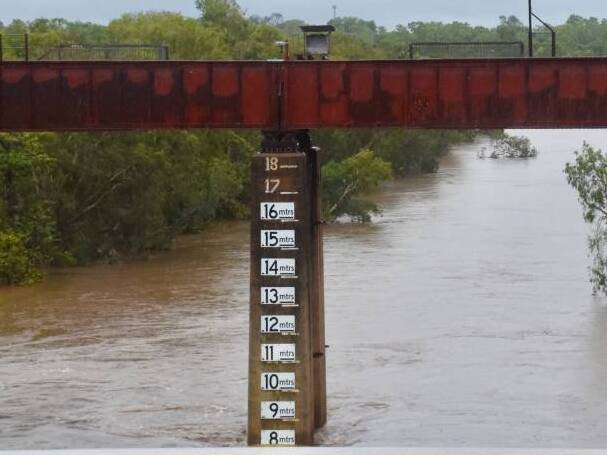 The highest flow recorded since the 2018/19 wet season was a small high flow which reached 8.1 metres on the Katherine Railway Bridge on February 27.