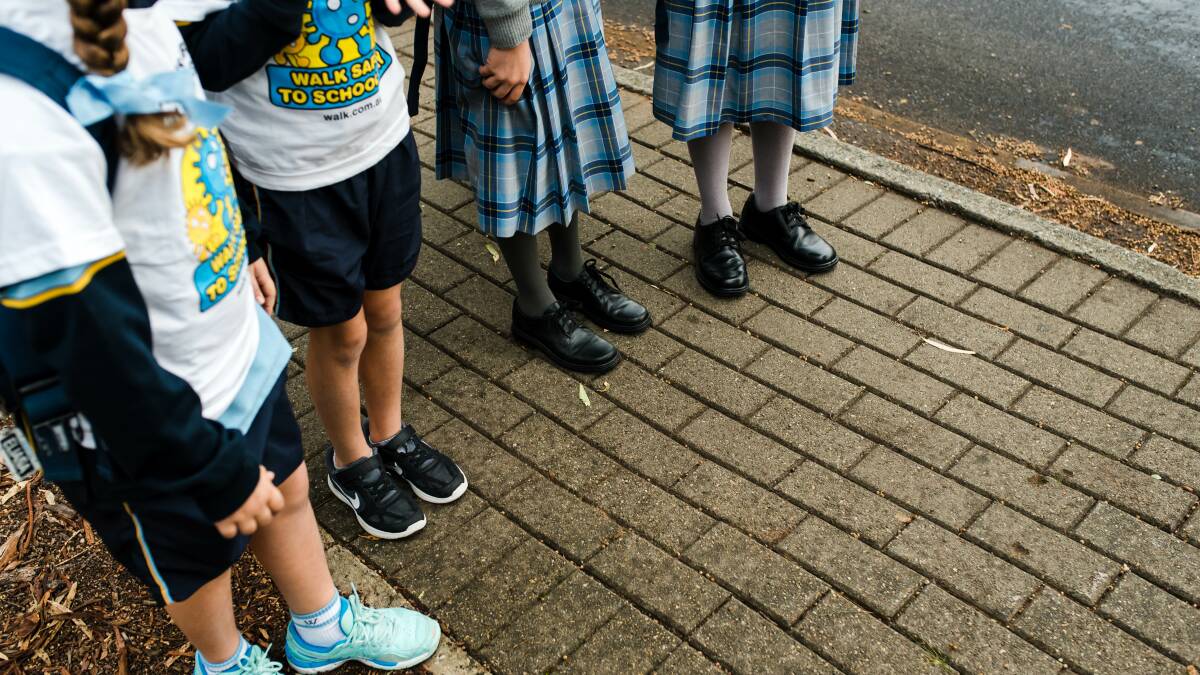 Students across Australia are taking part in the walk safely to school program on Friday.