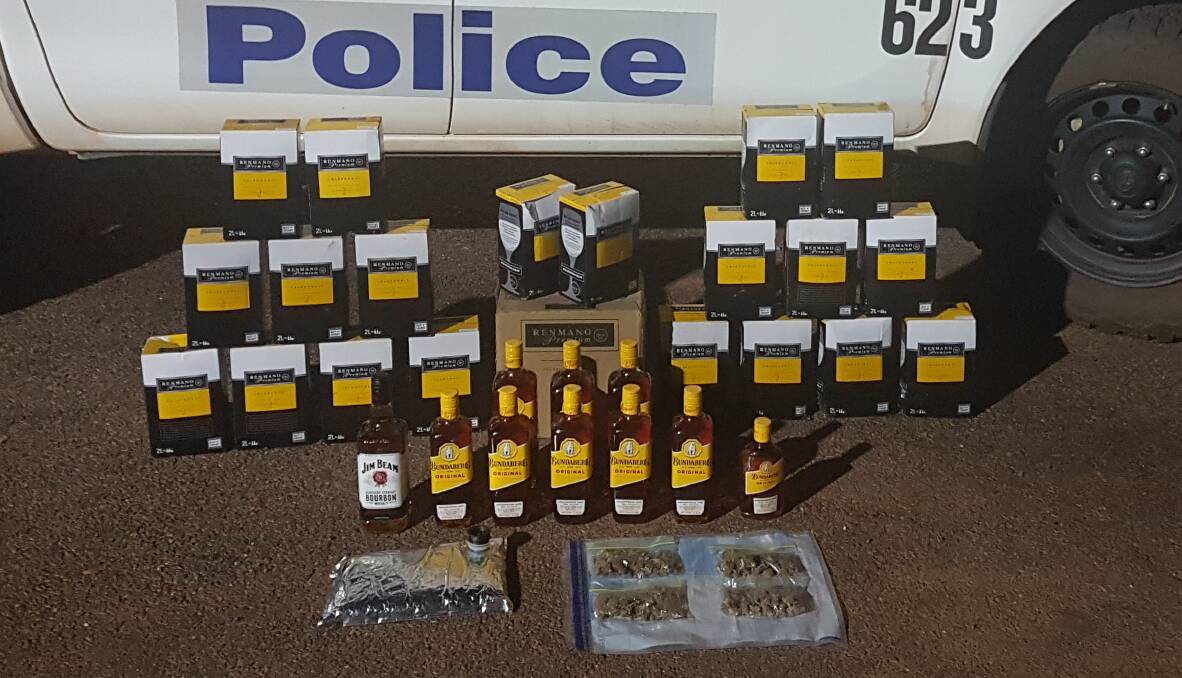 Just over 60 litres seized at Daly River in September.