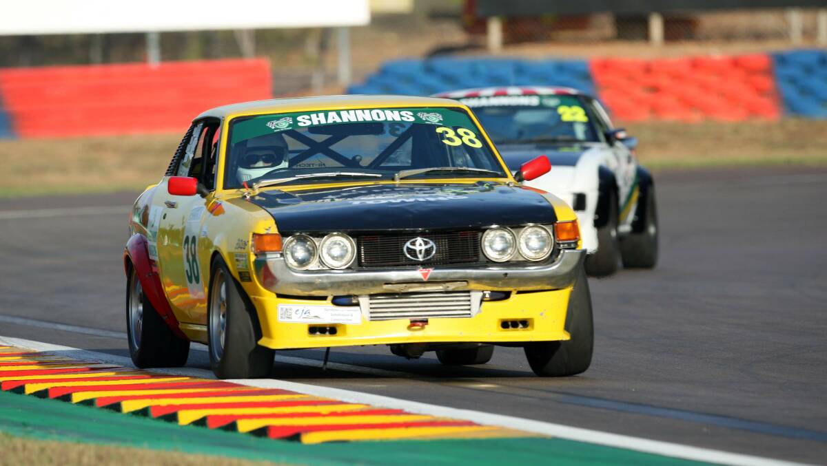 DRAWCARD: Katherine driver Carl Wienards and his supercharged Toyota Celica will be one of the drawcards at the Katherine stand on the Supercar weekend.