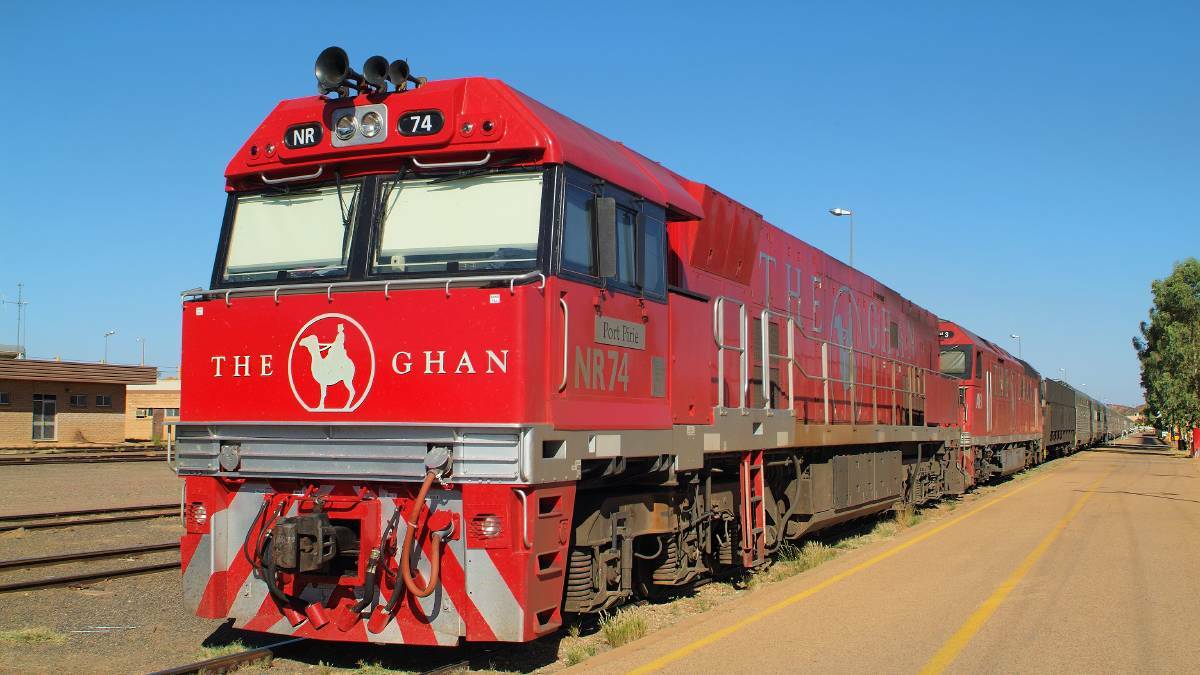  The Ghan one of the great railway journeys of the world.