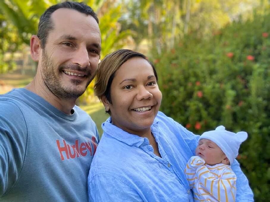 COVID-19 SCARE: A Katherine-born baby for local politician (and the NT's Education Minister) Selena and Corey. Picture: Facebook.