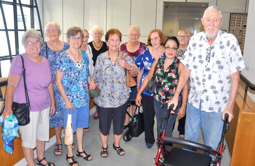 Members of Katherine's Senior Citizens Club checked out the opening of Parliament today.