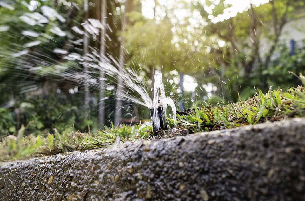 Back with the sprinklers as Katherine moves into its third dry on water restrictions. Picture: supplied.