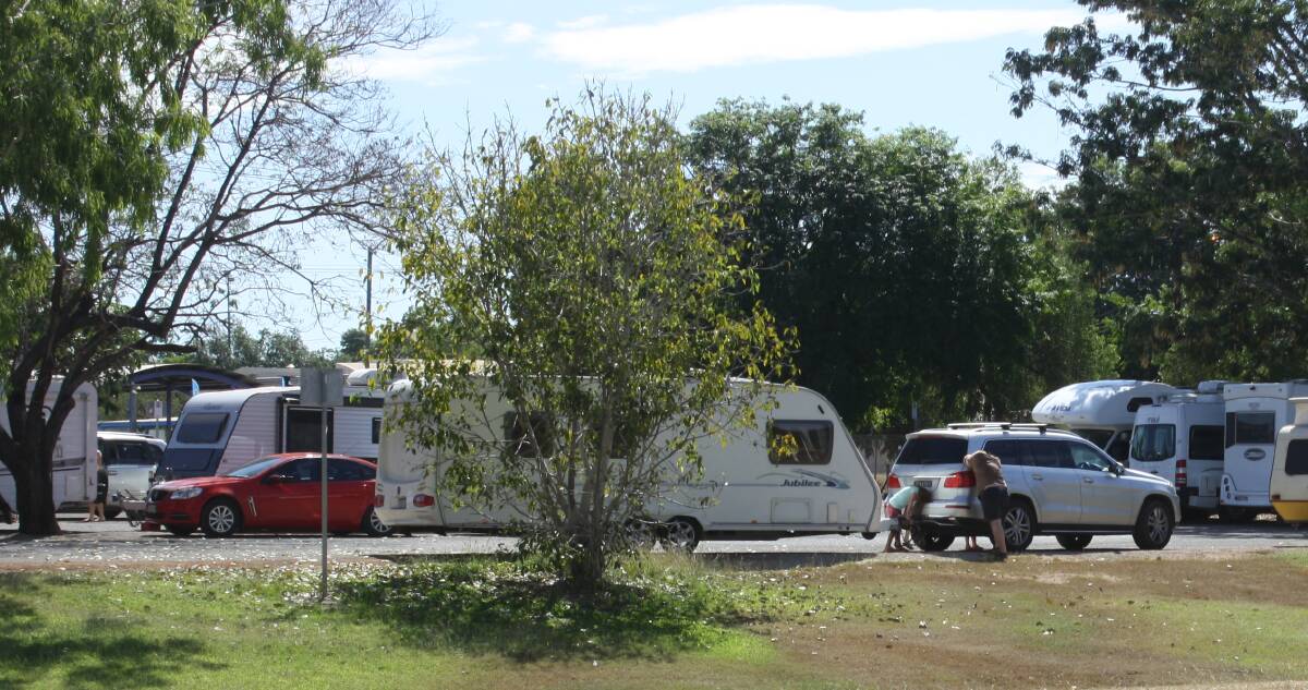 Some grey nomads are defying the warning to stay away from the Territory and are traveling through Katherine. File picture.