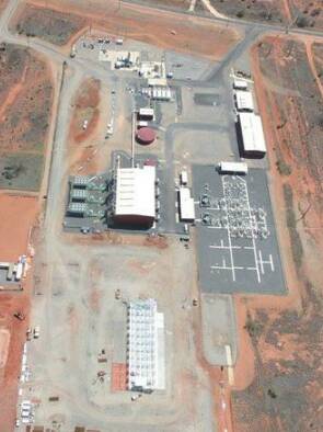 Owen Springs provides power from a combination of gas and diesel generators. Picture: Territory Generation.