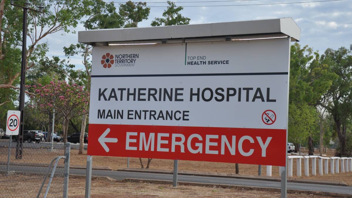 A screening process will begin at Katherine Hospital for everyone coming inside.