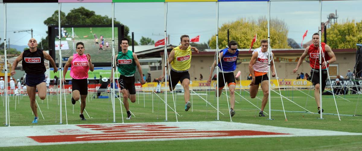 Winners get to go to the Stawell Gift, the most famous foot race in Australia.