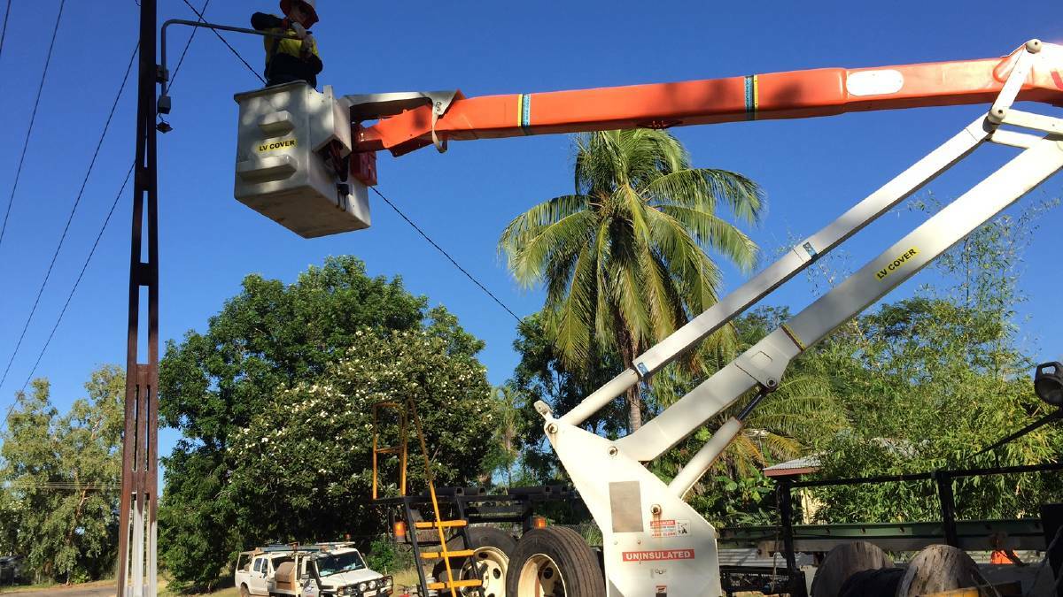 Council contractors have been replacing the 850 lights in town before a problem was discovered with the wiring.