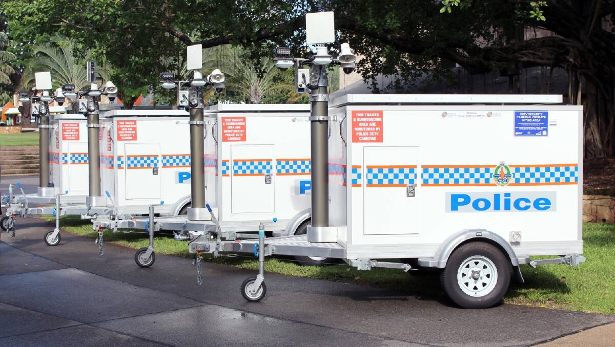 MOBILE SENTRY: Five more mobile CCTV units are being rolled out by NT Police. Picture: NT Police.