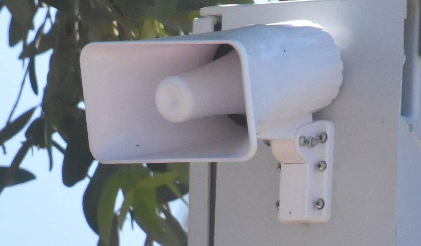 Loudspeakers were installed on Katherine Terrace in August as a scaretactic for trouble makers, but police have revealed Katherine's CCTV cameras are not always monitored. 