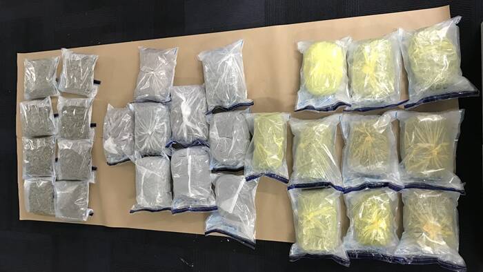 SEIZED: Police allege more drugs were seized trying to enter the NT. Picture: Police NT.
